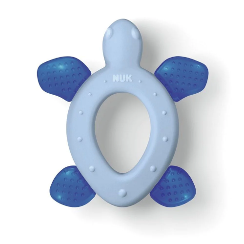 Nuk Cool All-Around Δακτύλιος Οδοντοφυΐας 3m+ Μπλε Χελώνα, 1 Tεμάχιο
