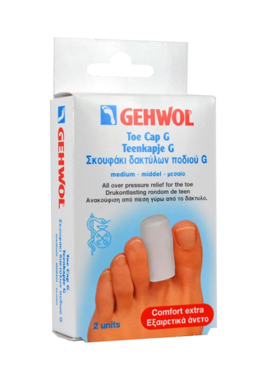 Gehwol Toe Cap G Medium Σκουφάκι Δακτύλων Ποδιού, 2τεμ