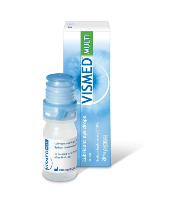 Vismed Multi Lubricant Eye Drops Οφθαλμικές Σταγόνες με Υαλουρονικό Νάτριο 0,18%, 10ml