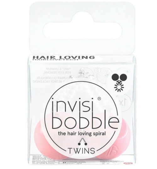 Invisibobble Original Twins Prima Ballerina Διπλό Retro Λαστιχάκι,1τμχ