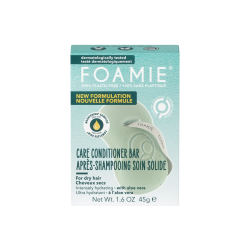 Foamie Conditioner Bar Aloe You Vera Much Μαλακτική Μπάρα Μαλλιών με αλόη βέρα, 45gr