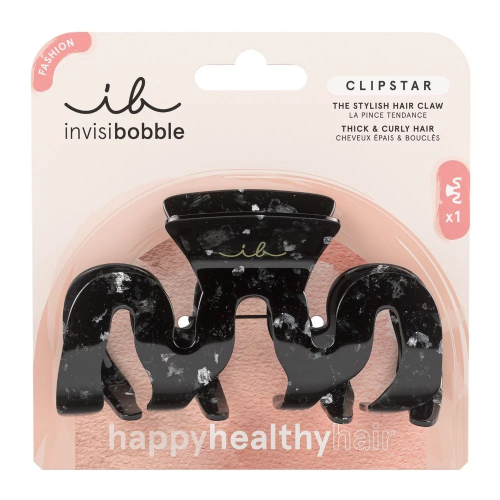 Invisibobble Clipstar Clawdia Κλάμερ Μαύρο, 1Τεμάχιο