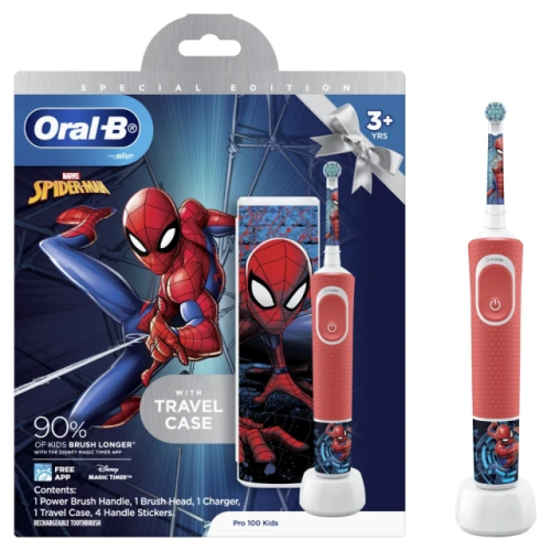 Oral-B Ηλεκτρική Οδοντόβουρτσα Spiderman Special Edition 3+ χρονών 1τμχ