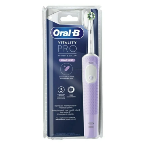 Oral-B Vitality Pro Ηλεκτρική Οδοντόβουρτσα Lilac , 1τμχ