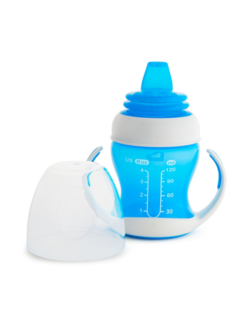 Munchkin Gentle First Cup Ποτήρι Εκπαιδευτικό Μπλε 4+, 118ml