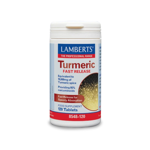 Lamberts Turmeric Fast Release Συμπλήρωμα Διατροφής με Κουρκουμά, 60tabs