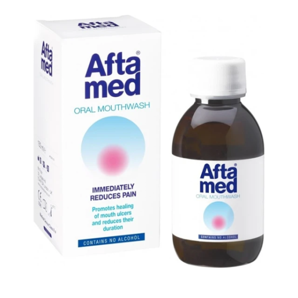 Aftamed Oral Mouthwash Στοματικό Διάλυμα Κατά των Στοματικών Ελκών, 150ml