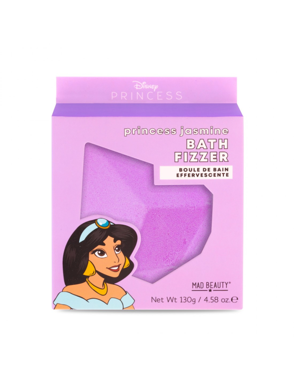 Mad Beauty Jasmine Bath Fizzer Αφρίζουσα πλάκα Μπάνιου, 130g