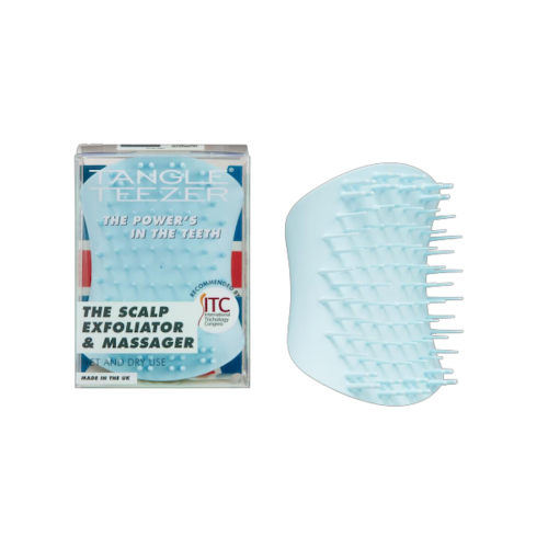 Tangle Teezer Scalp Exfoliator & Massager Light Blue Βούρτσα για Βρεγμένα Μαλλιά, 1 Τεμάχιο