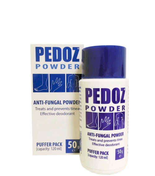 Hamilton Pedoz Anti - Fungal Powder Δερματική Πούδρα για την κακοσμία των Ποδιών, 50gr