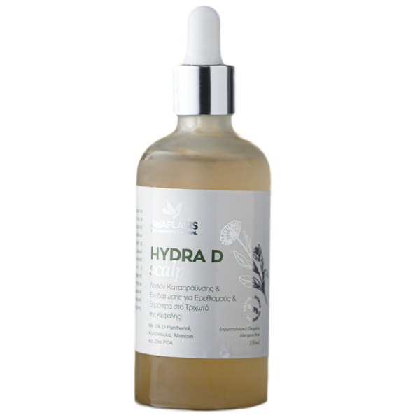 Anaplasis Hydra D Scalp Λοσιόν για Ερεθισμούς/Ξηρότητα στο Τριχωτό, 100ml