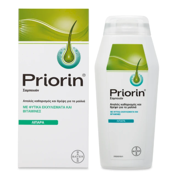 Priorin Shampoo Σαμπουάν Για λιπαρά μαλλιά, 200ml