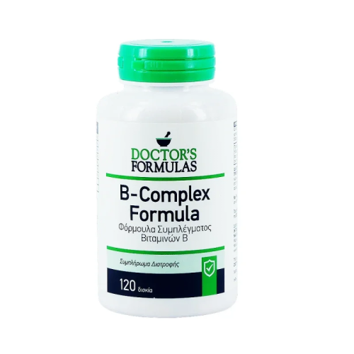 Doctor's Formulas Vitamin B Compex Φόρμουλα Συμπλέγματος Βιταμινών B, 120 Κάψουλες