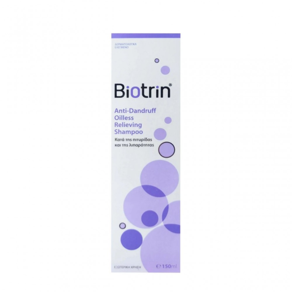 Biotrin Anti-Dandruff Oilless Relieving Shampoo Πιτυρίδα/Λιπαρότητα, 150ml