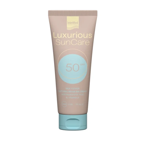 Intermed Luxurious SunCare SPF50 Silk Cover Natural Beige BB Cream, 75ml