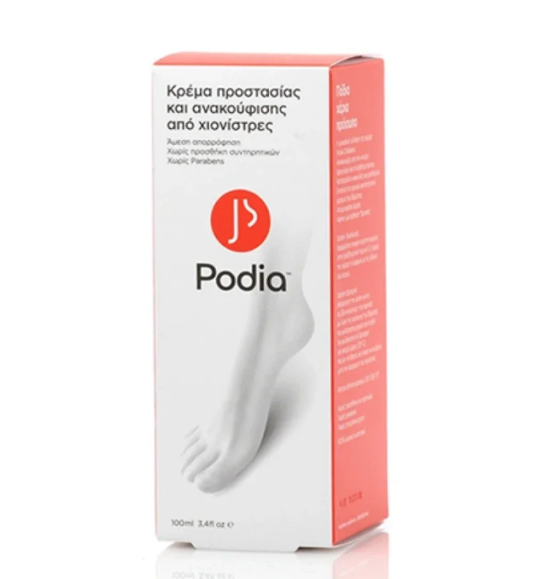 Podia Chilblains Cream Κρέμα Προστασίας από το Κρύο, 100ml