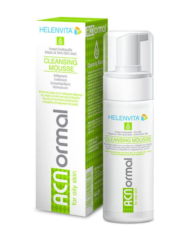 Helenvita ACNormal Cleansing Mousse Αφρός Καθαρισμού για Λιπαρές-Ακνεϊκές Επιδερμίδες, 150ml