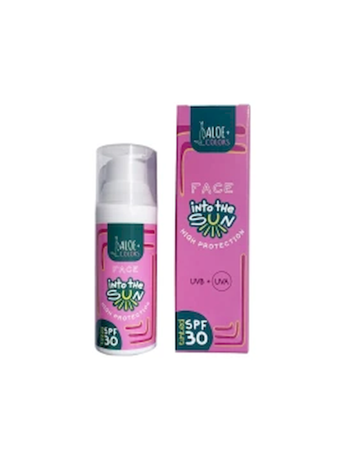 Aloe+Colors Αντηλιακή Κρέμα Προσώπου με Χρώμα SPF30, 50ml