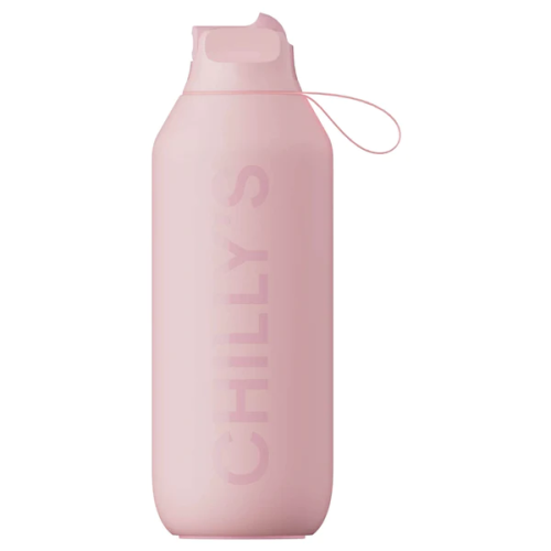 Chilly’s Series 2 Flip Blush Pink Μπουκάλι Θερμός με Καλαμάκι, 500ml