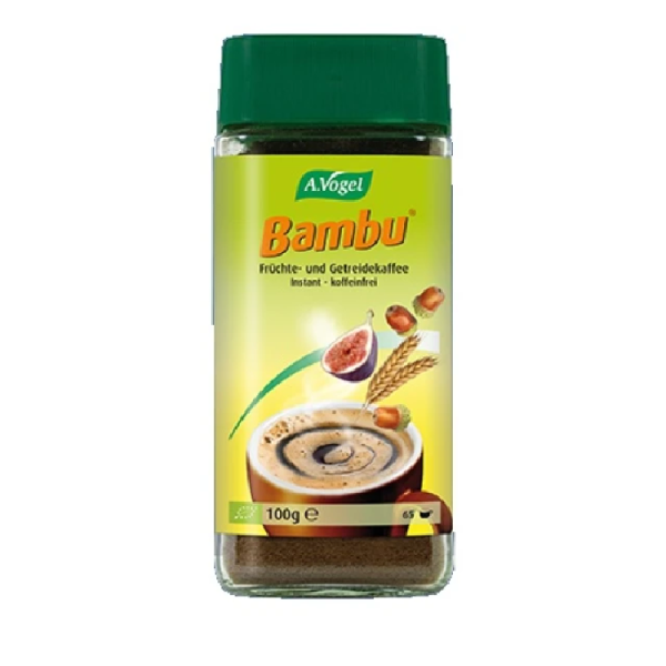 A. Vogel Bambu Instant Fruit & Grain Coffee Φυτικός Στιγμιαίος Καφές χωρίς Καφεΐνη , 100gr