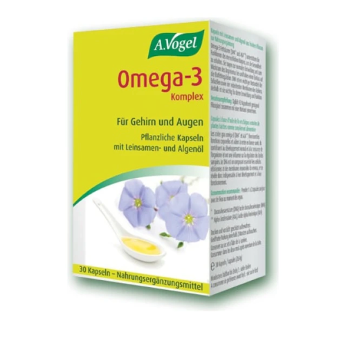 A.Vogel Omega-3 Complex, Φυτική Πηγή Λιπαρών Οξέων Ω3, 30 caps