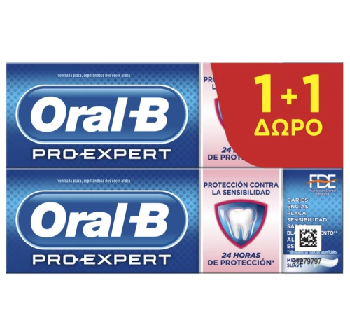 Oral-B Pro-Expert Sensitivity Protect Οδοντόκρεμα για Ευαίσθητα Δόντια, 2x75ml