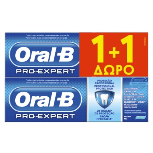 OralB Pro Expert Professional Protection (1+1 ΔΩΡΟ) Οδοντόκρεμα, 2 x 75ml