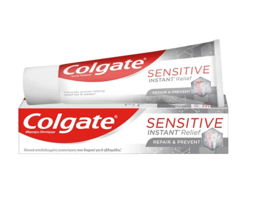 Colgate Sensitive Instant Repair & Prevent Οδοντόκρεμα Για Άμεση Ανακούφιση Των Ευαίσθητων Δοντιών, 75ml