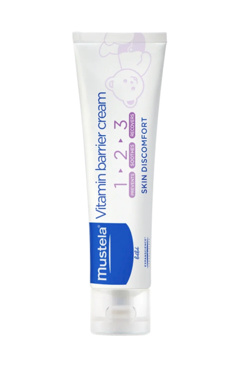 Mustela Bebe Vitamin Barrier Cream 1 2 3 Κρέμα Αλλαγής Πάνας, 100ml