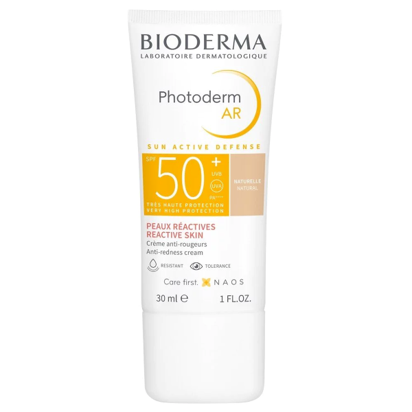 Bioderma Photoderm AR Αντηλιακή Προσώπου Ευαίσθητο Δέρμα Με Χρώμα SPF50+, 30ml