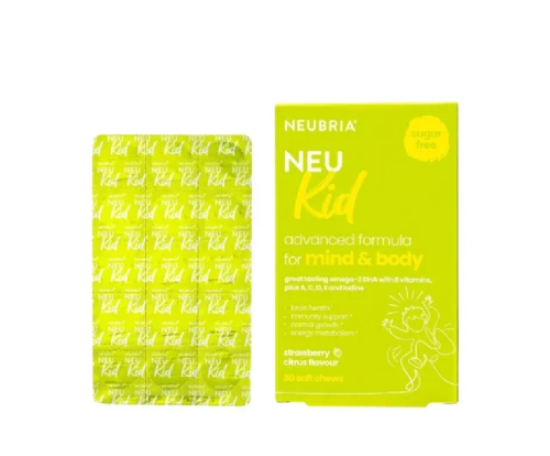 Neubria Neu Kid Multivitamin + Omega-3 30μαλακά μασώμενα δισκία