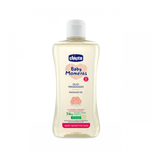 Chicco Λάδι Για Mασάζ Sensitive New Baby Moments 200ML