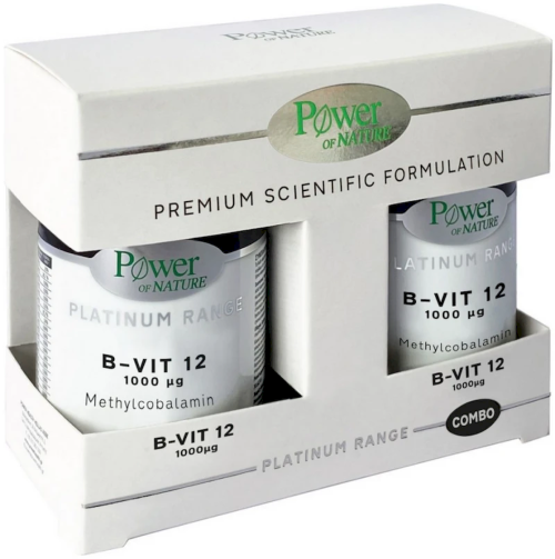 Power Health Set Combo Platinum Range B-vit12 1000mg, 2x60Δισκία